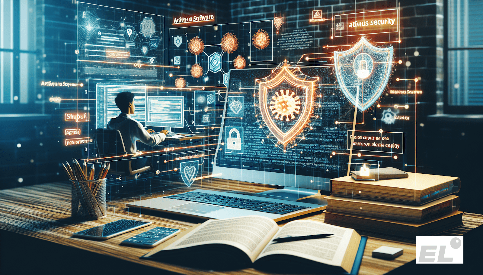 Антивирусные программы играют роль в обеспечении сетевой безопасности.