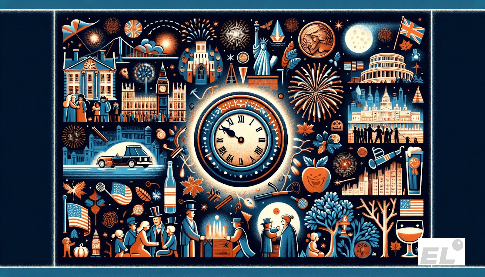 Как празднуют Новый год в Великобритании и США