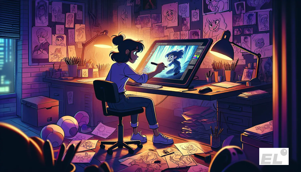 Анимация выглядит лёгкой, даже немного магической.