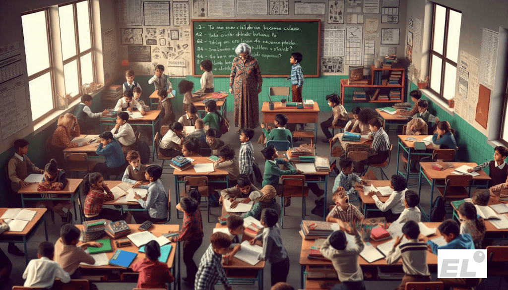 Когда в классе слишком много учеников, урок превращается в борьбу за внимание.