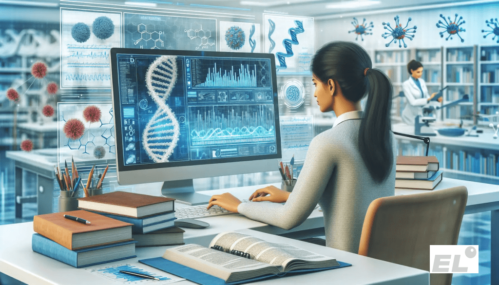 Биоинформатик работает на стыке биологии и математики.