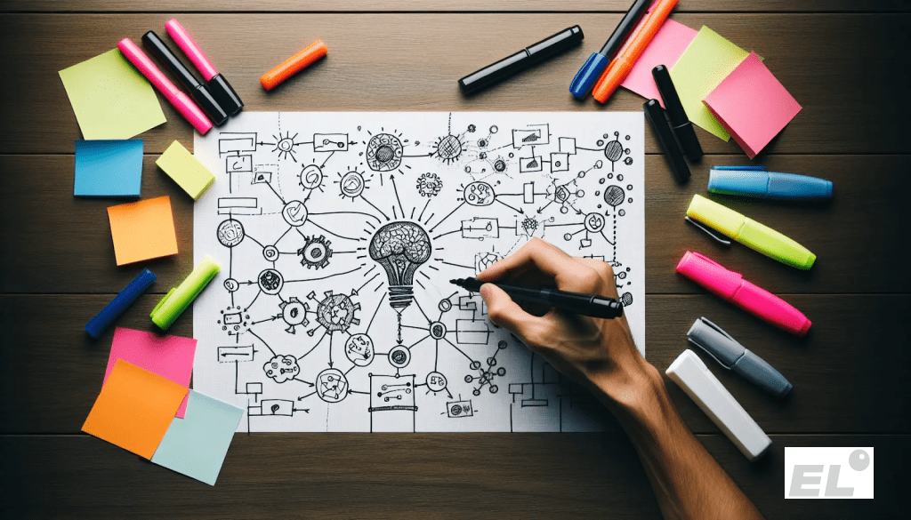 Не переживайте: для интеллекта-карты не нужны художественные навыки или дорогие принадлежности.