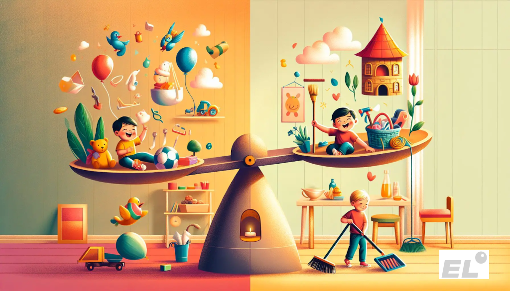 Часто родители хотят приучить детей помогать и контролируют каждый шаг.