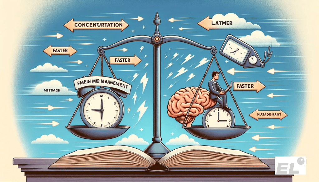 Эффективное обучение требует полной концентрации.