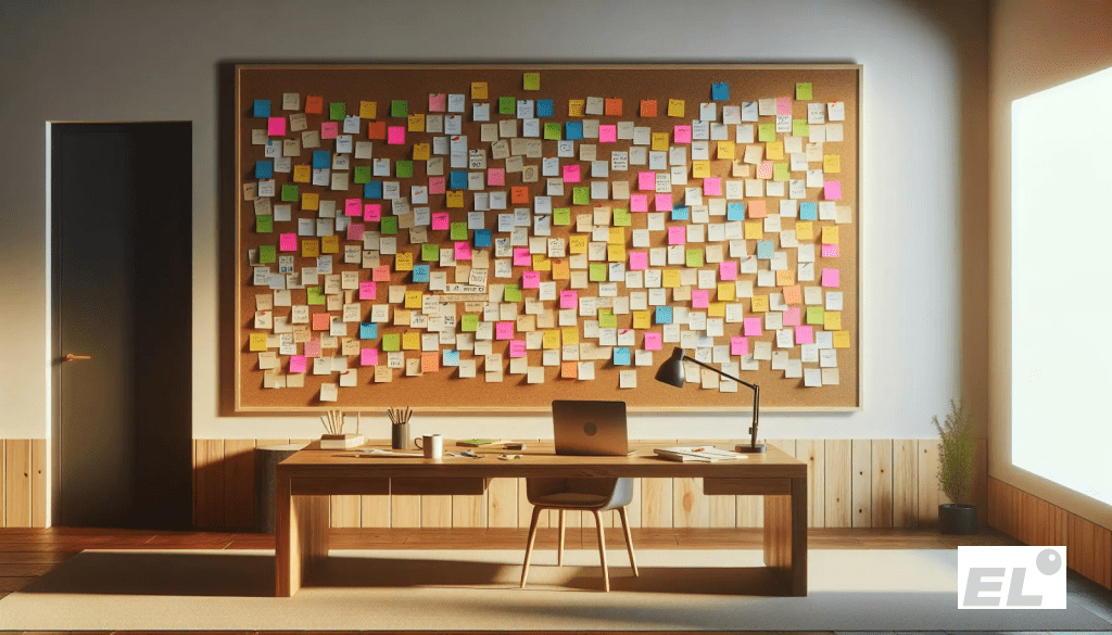 Часто пробковая доска становится хаосом.