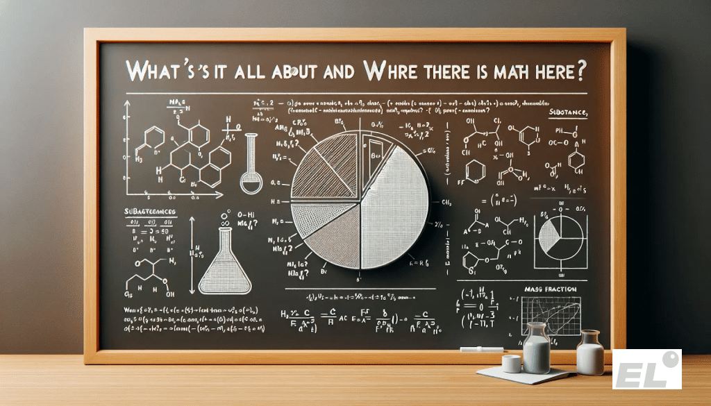 За этим определением из химии скрывается простая математическая суть: сколько одна величина составляет от другой.