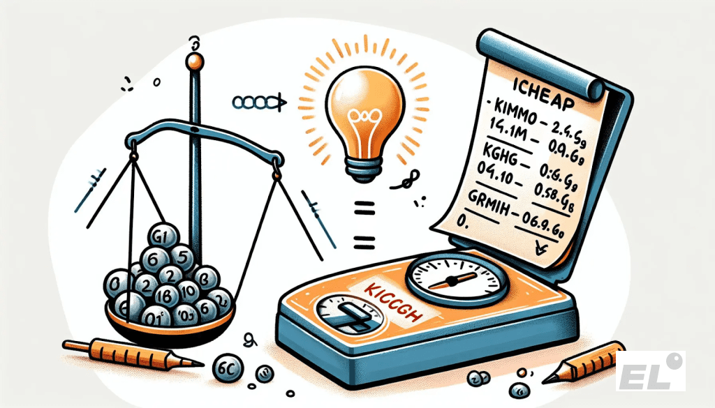 Когда переводите граммы в килограммы, попробуйте вслух сказать: «ступень вверх» (а не «вниз» — уточнение важно!).