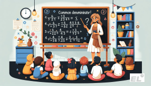 Сложение дробей со знаменателями