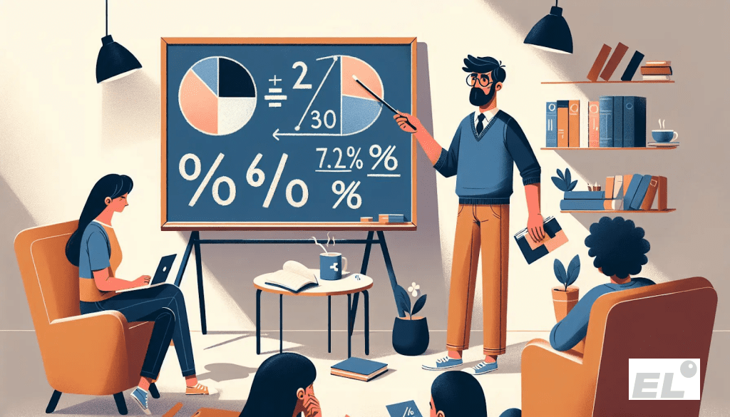 Начни с базового шага — перевода процентов в десятичную дробь.