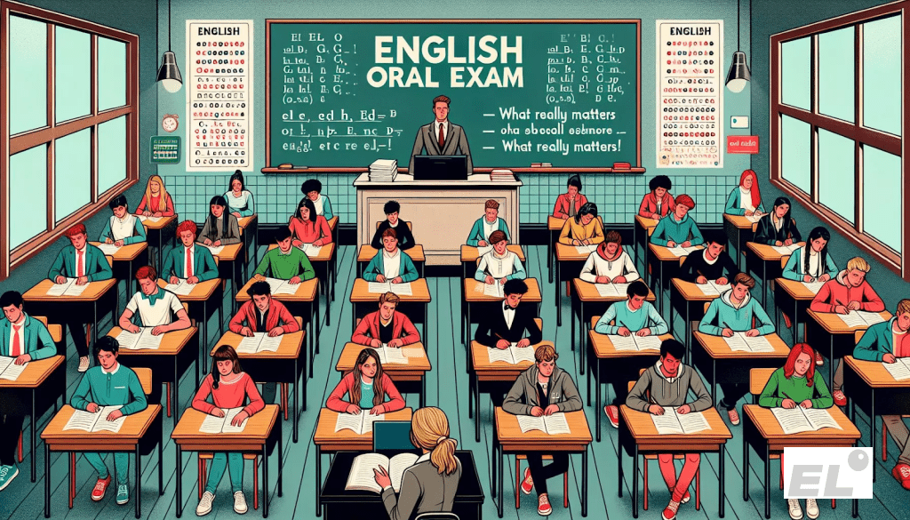 Устная часть экзамена включает четыре задания: чтение короткого текста вслух, участие в условном диалоге (ответы на пять вопросов по заданной теме), описание одной фотографии и сравнение двух изображений с выражением предпочтения.