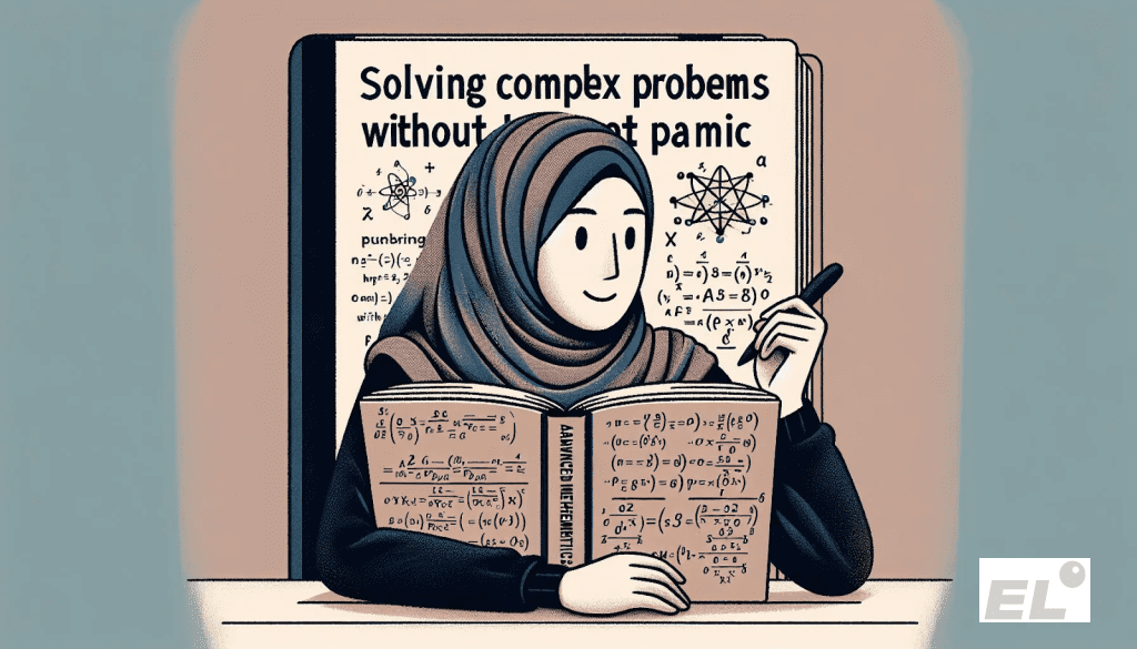 Не нужно бороться со всем выражением сразу — разбери его на самые простые, атомарные шаги.