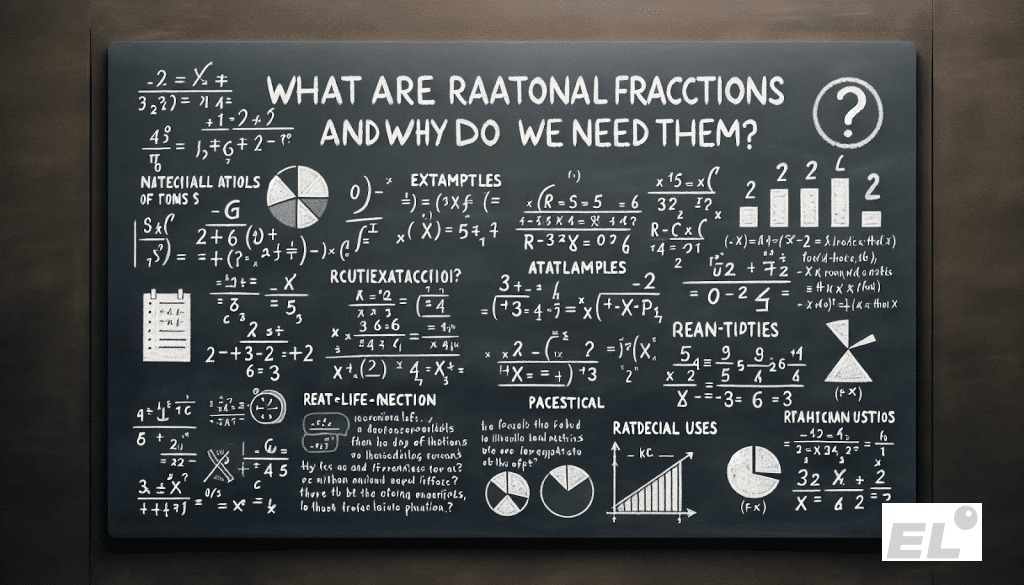 Рациональные дроби — это числа, которые можно записать как отношение двух целых чисел: числитель делится на знаменатель.