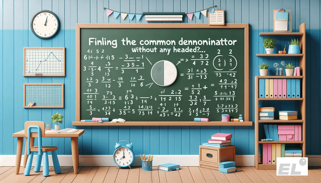 Итак, начнём с самого главного: чтобы привести дроби к общему знаменателю, нужно найти наименьшее число, которое делится на первый, второй знаменатель.