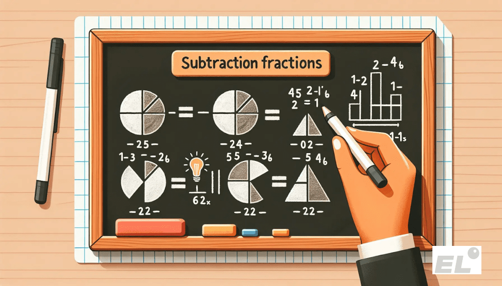 Вычитание рациональных дробей