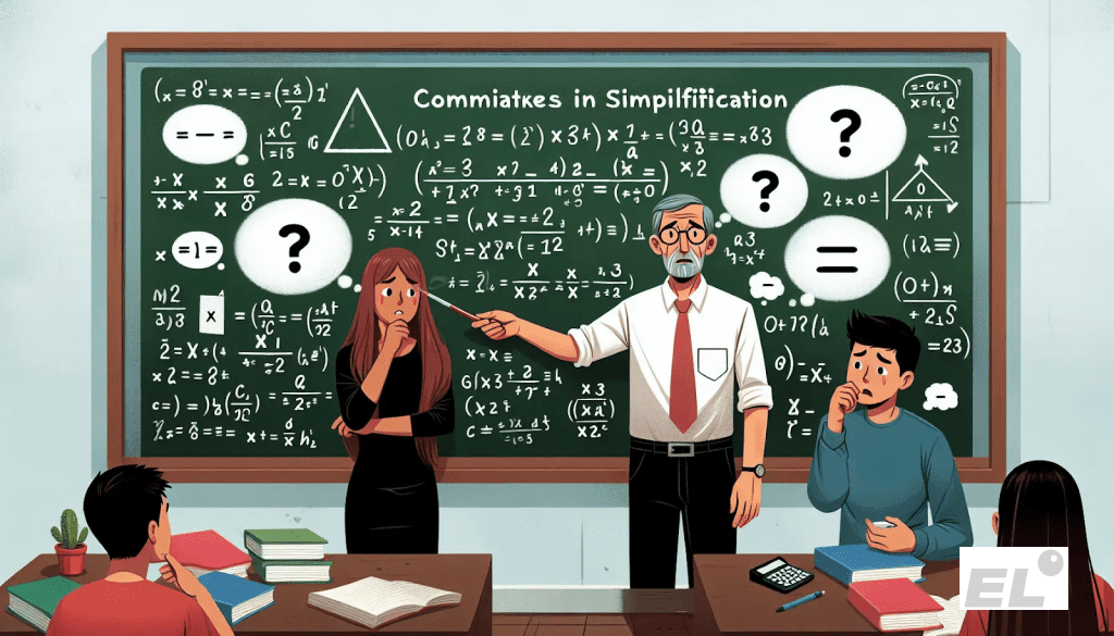 Не сокращай части слагаемых.