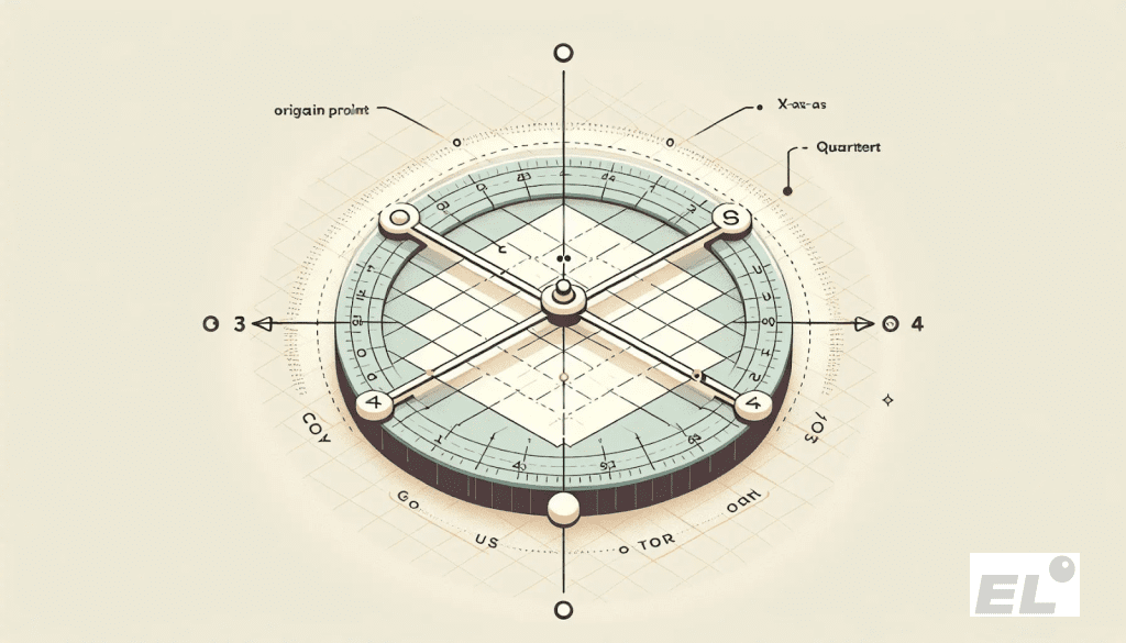 Основа — это пересечение двух перпендикулярных осей.