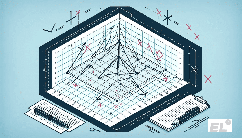 Чаще всего новички путают оси или знаки: ставят точку (3; -2) не внизу справа, а сверху, или соединяют не те вершины.