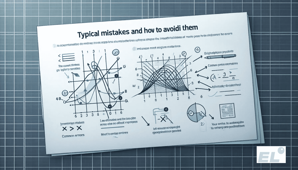 Первая ловушка при построении графика — путаница с осями: x всегда по горизонтали, y по вертикали.