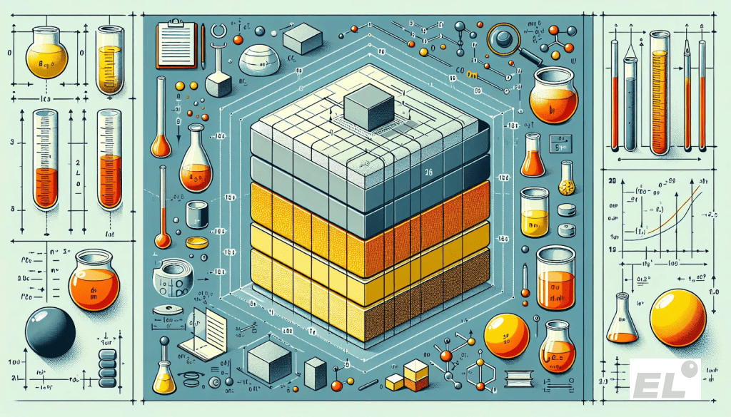 Фундаментальная зависимость описывается формулой ρ = m/V, где масса вещества соотносится с его объемом.