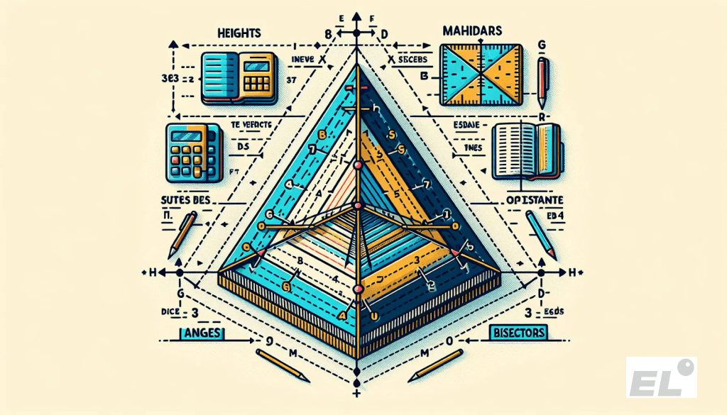 Линии — не просто штрихи на чертеже, а каркас, который показывает внутреннюю механику треугольника.
