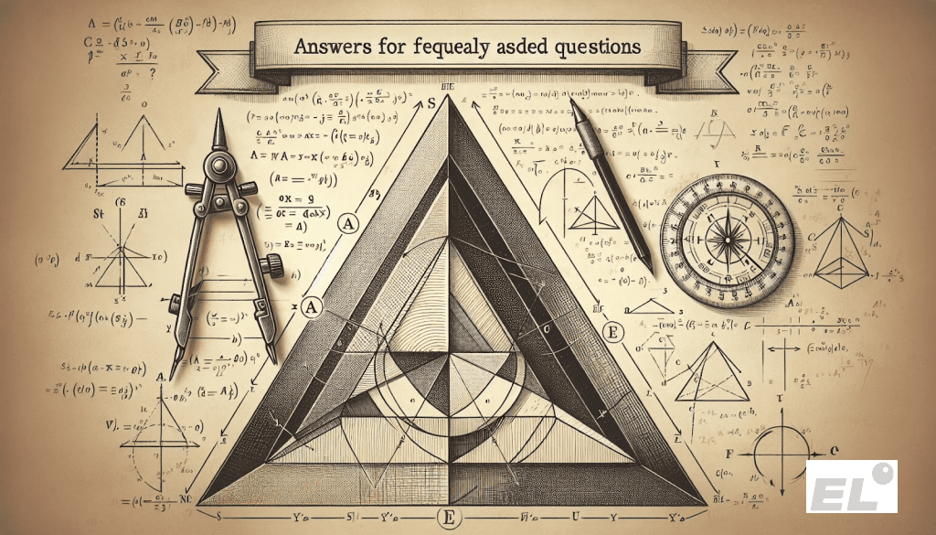 На такие вопросы про треугольники часто натыкаются в 7 классе, это хороший знак.