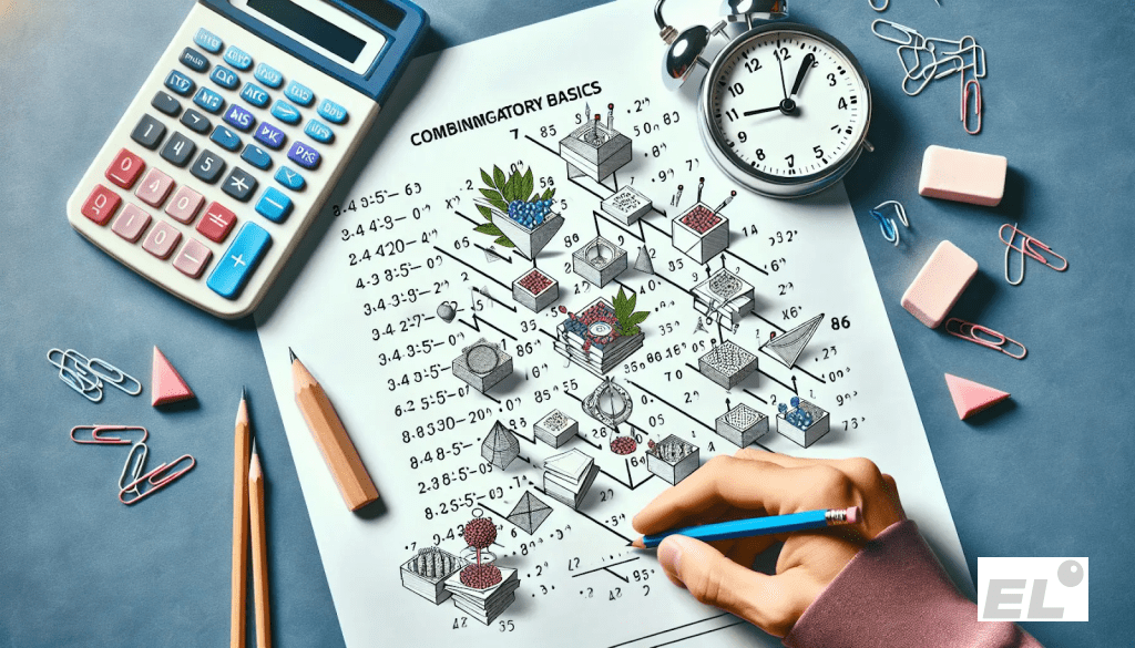 На экзаменах задачи по комбинаторике обычно сводятся к трем основным типам.