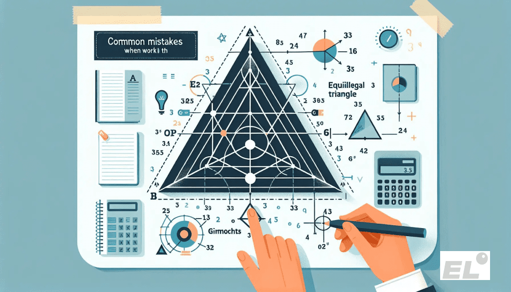 Ошибки с равносторонними треугольниками чаще возникают не из-за сложных формул, а из-за невнимательности.