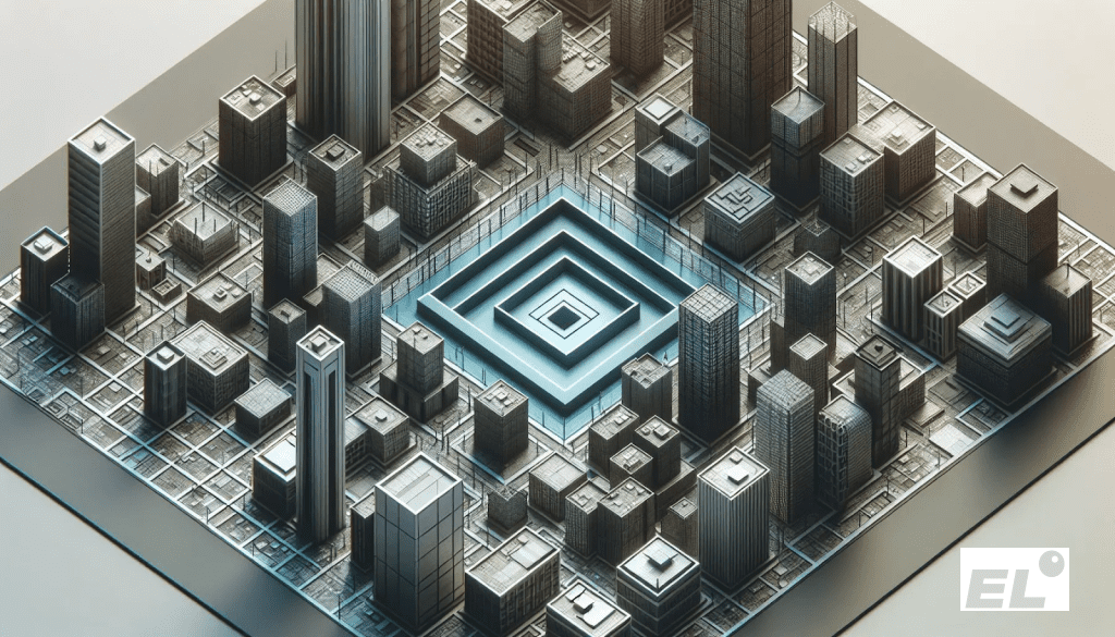 Город говорит на языке квадратов.