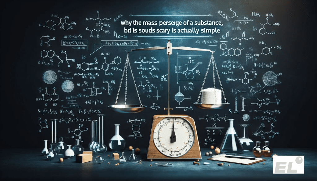 Я хорошо помню, как впервые услышал выражение «массовая доля вещества».