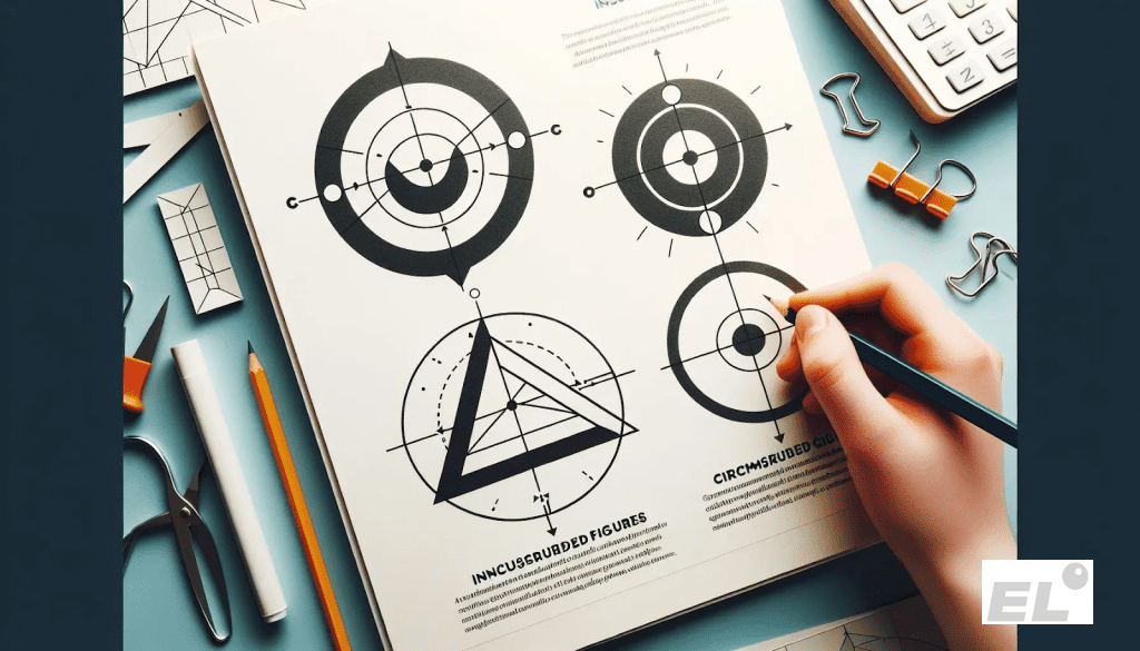 Представь круг, а внутри него треугольник, все вершины которого лежат на самой окружности.