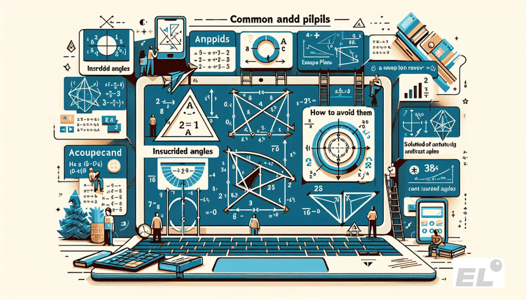 Самая частая ошибка — перепутать, на какую дугу «смотрит» угол.