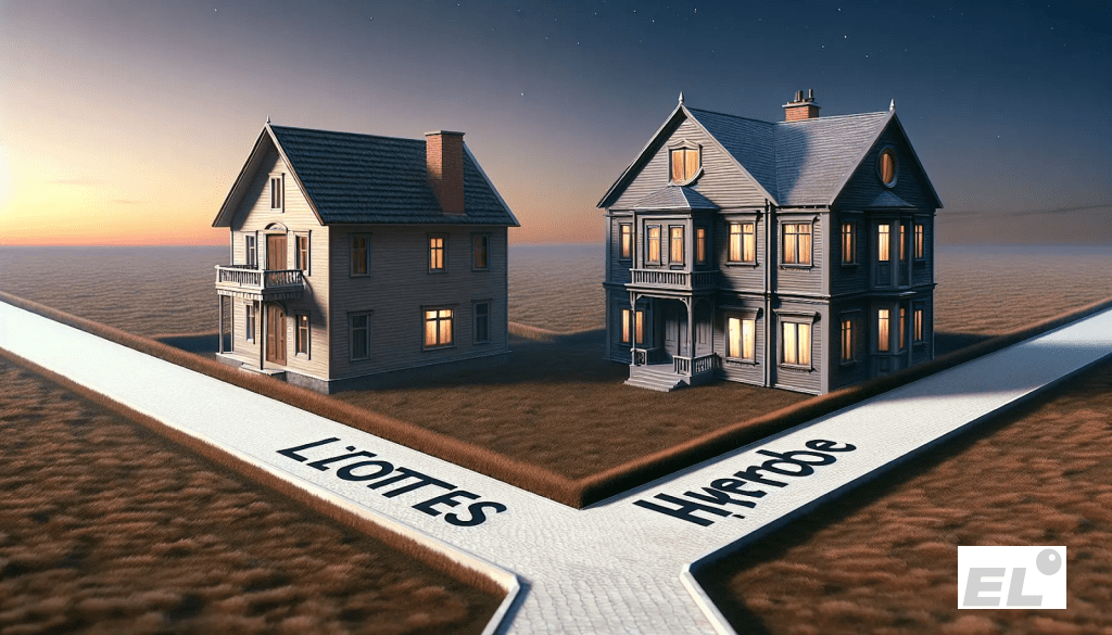 Мне всегда нравилось, как гипербола и литота работают по-разному, но одинаково точно.