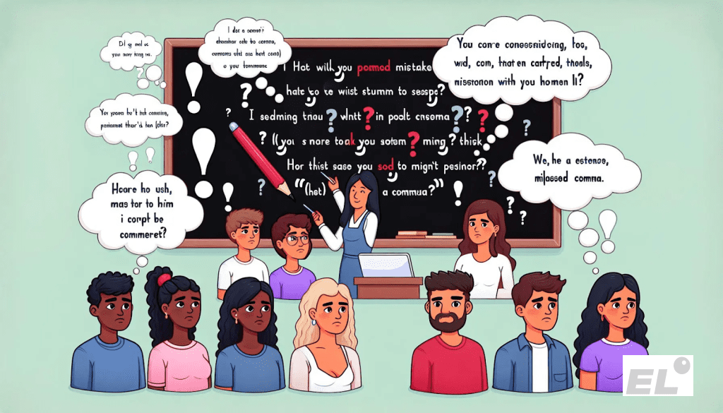 Первая — запятая «на всякий случай».