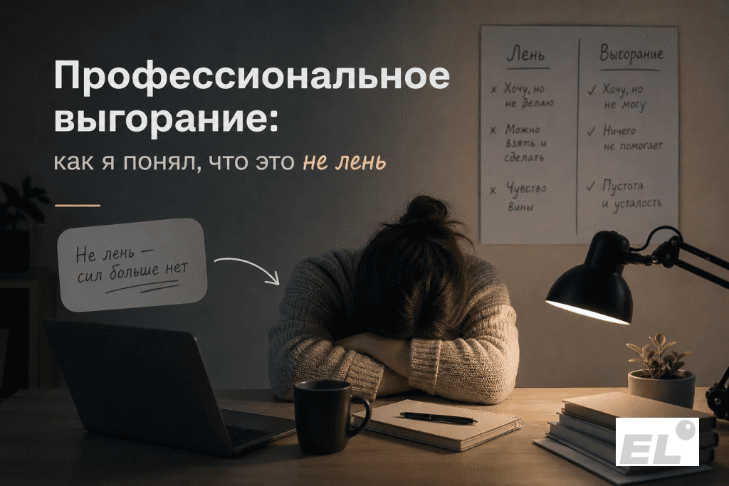 В 27 лет я называл выгорание «просто выспаться».