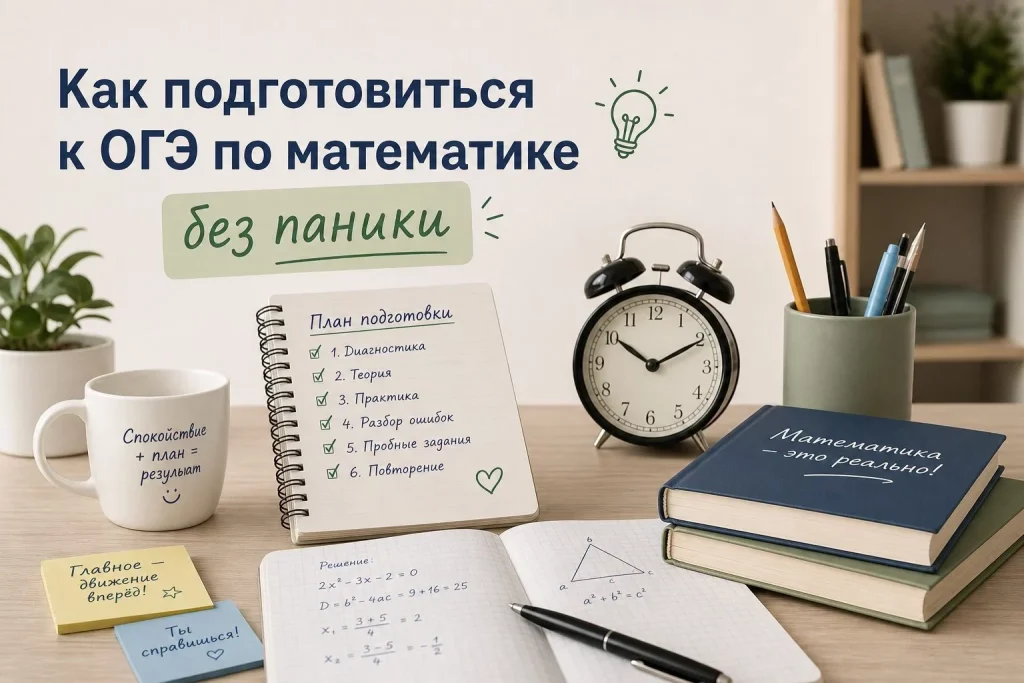 ОГЭ по математике: как подготовиться с нуля и не выгореть