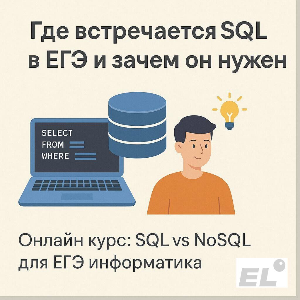 Где встречается SQL в ЕГЭ и зачем он нужен