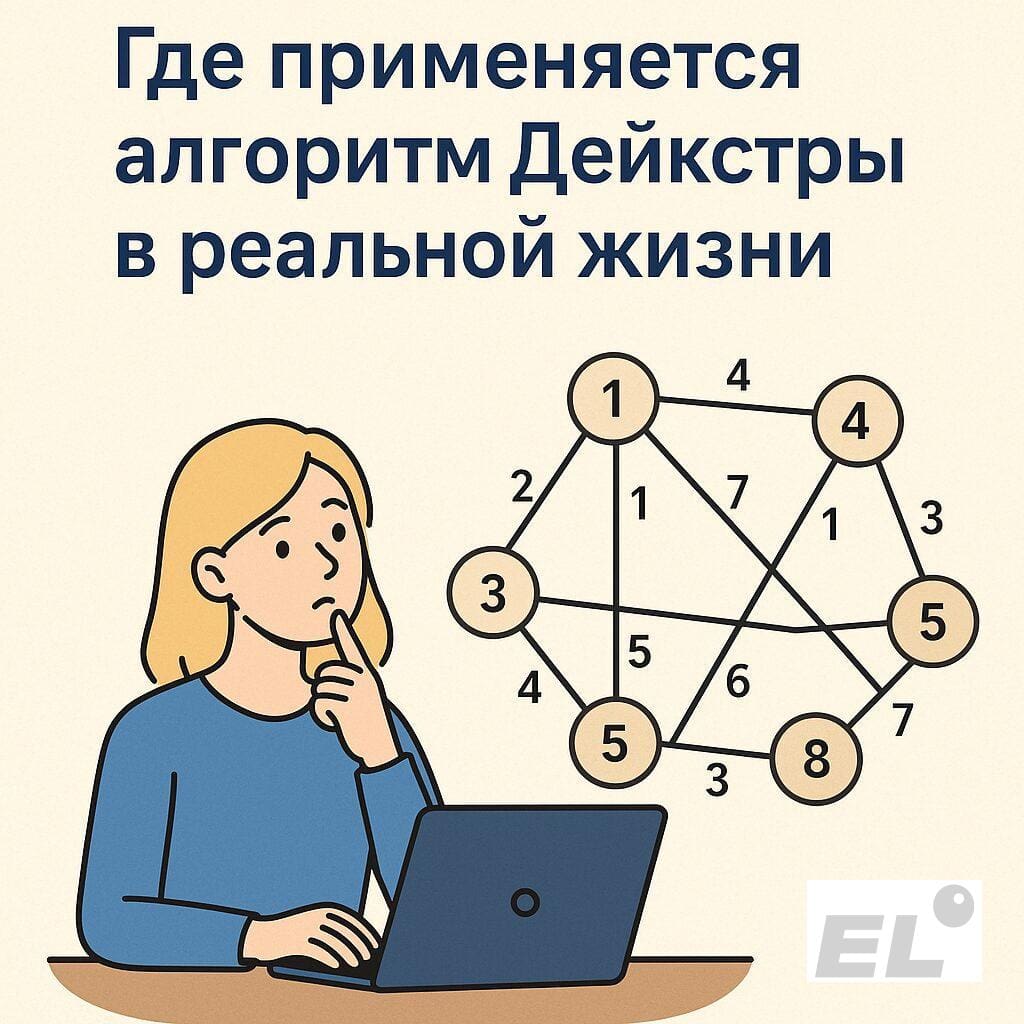 Где применяется алгоритм Дейкстры в реальной жизни