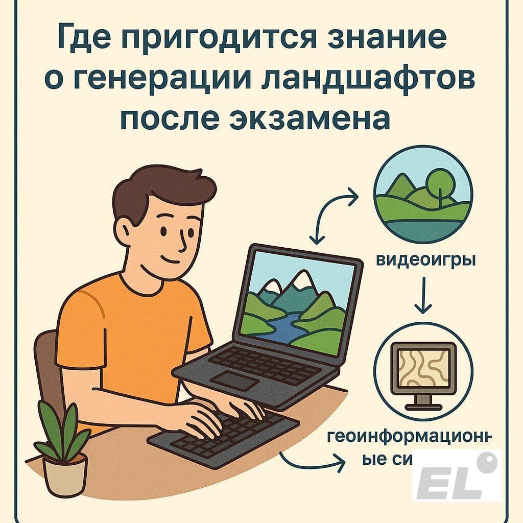 Где пригодится знание о генерации ландшафтов после экзамена