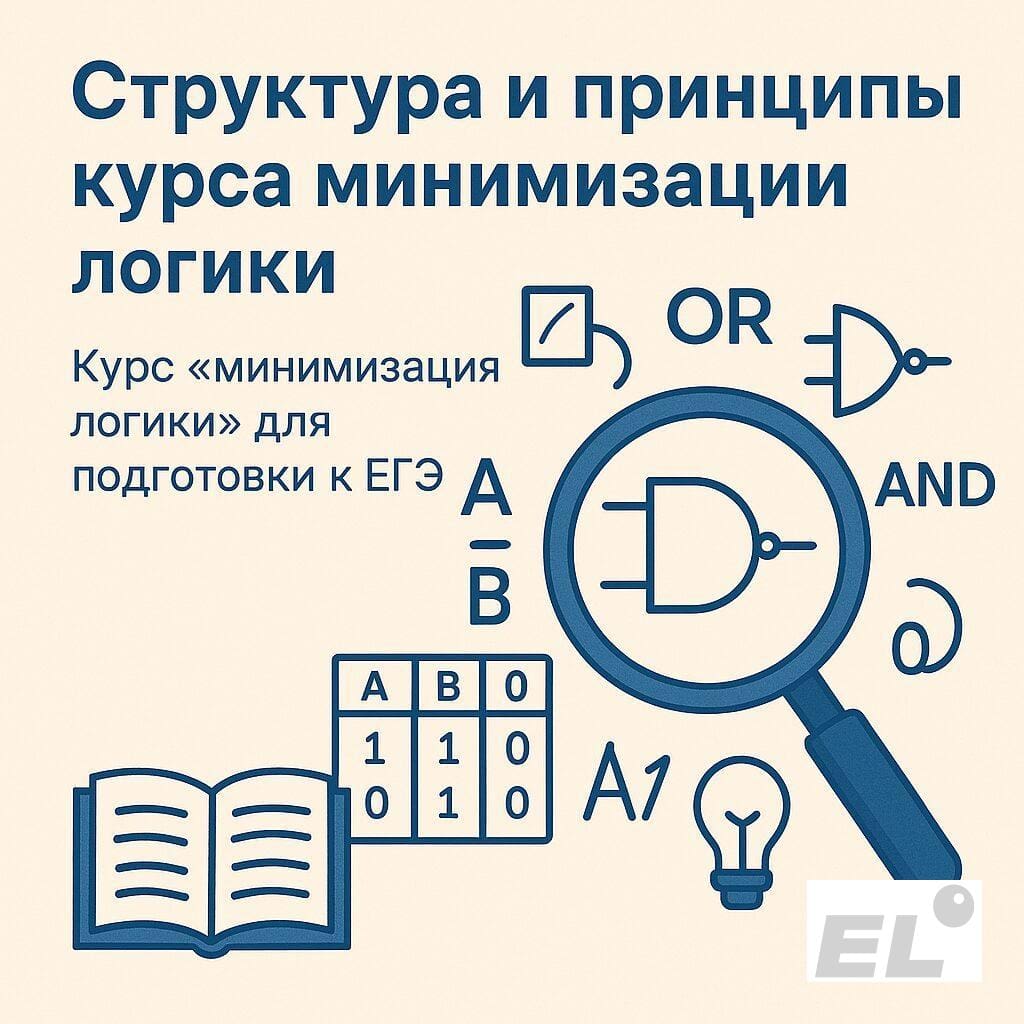 Структура и принципы курса минимизации логики
