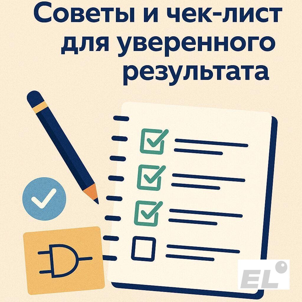 Советы и чек-лист для уверенного результата