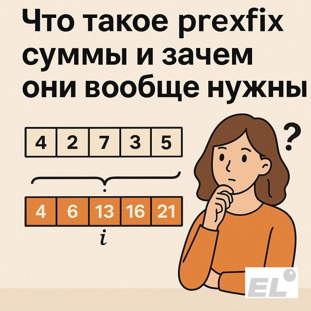 Что такое prefix суммы и зачем они вообще нужны