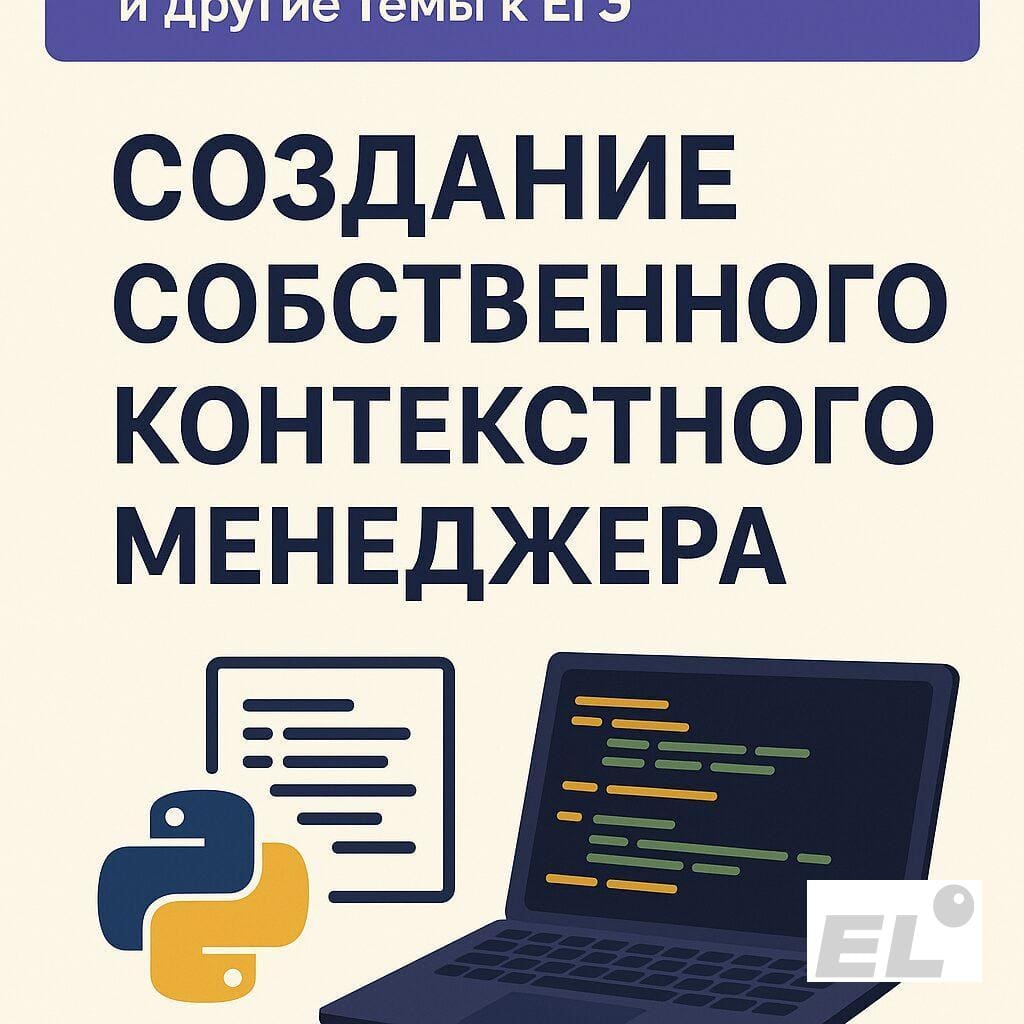 Создание собственного контекстного менеджера Создание собственного контекстного менеджера
