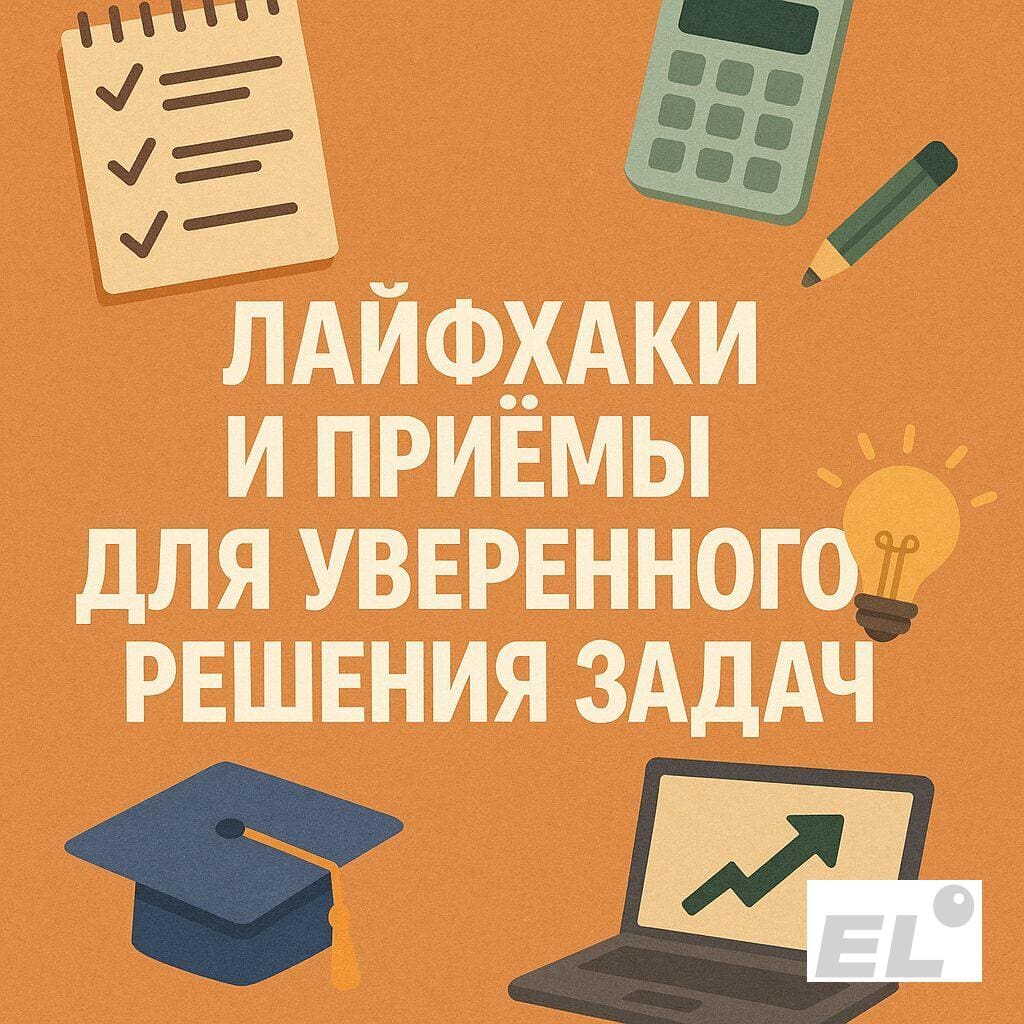 Лайфхаки и приёмы для уверенного решения задач