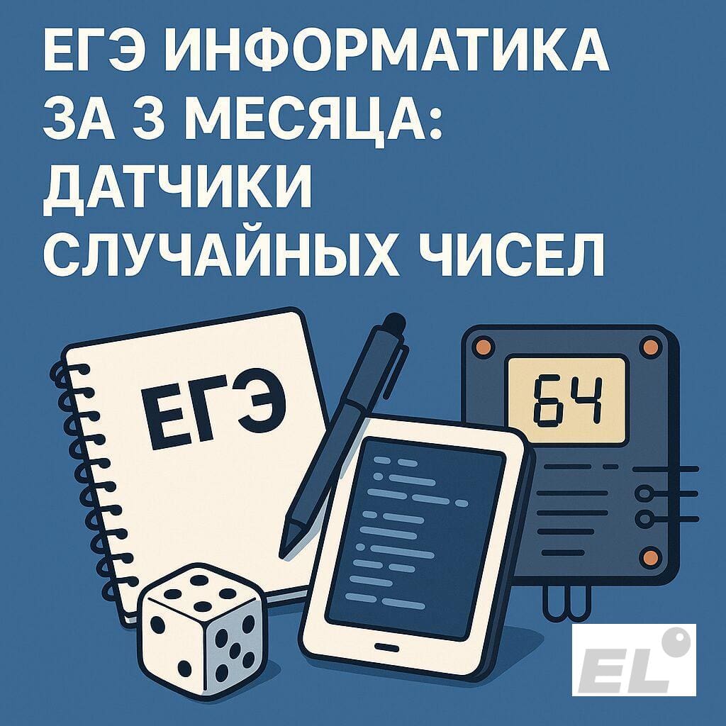 ЕГЭ информатика за 3 месяца: датчики случайных чисел как инструмент подготовки