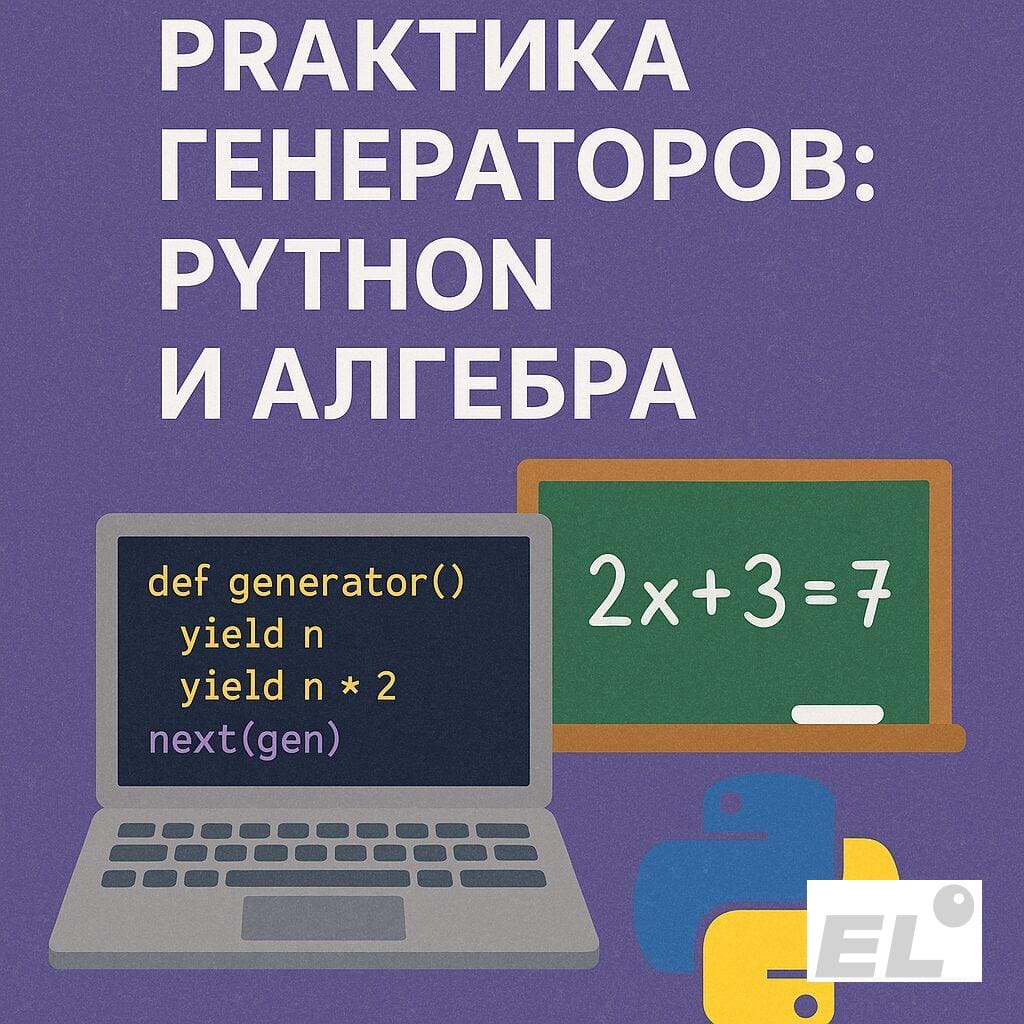 Практика генераторов: Python и алгебра Практика генераторов: Python и алгебра