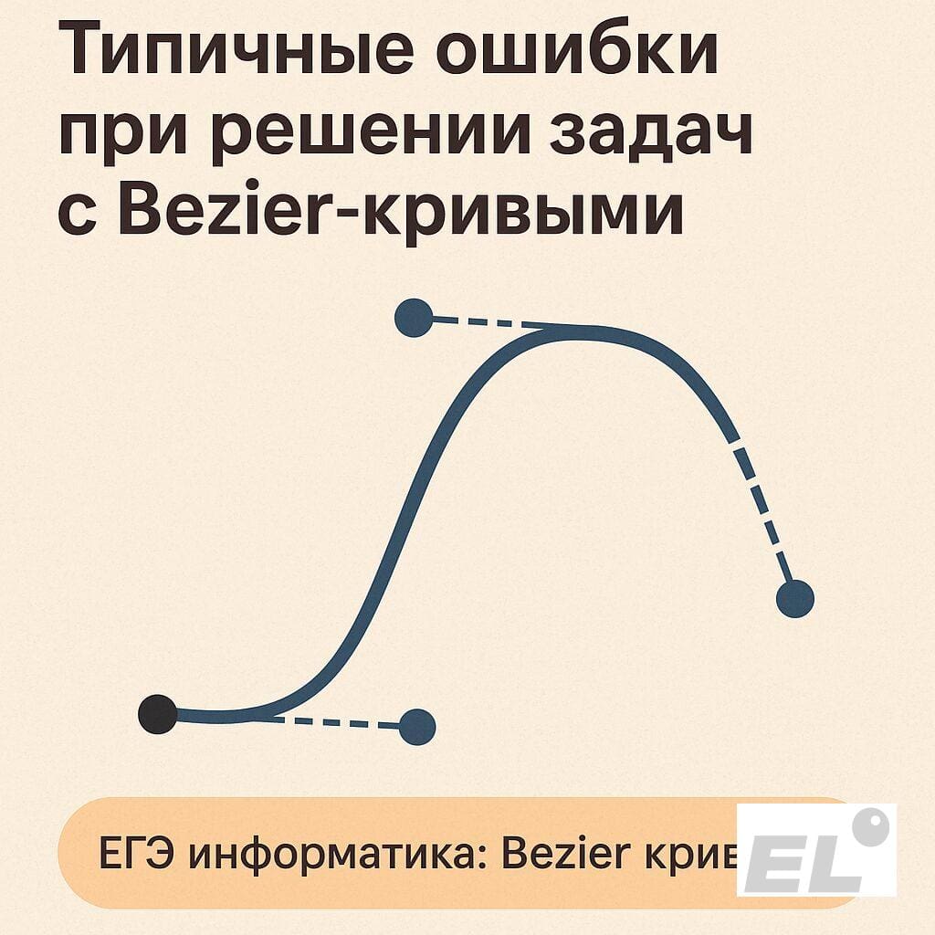 Типичные ошибки при решении задач с Bezier-кривыми Типичные ошибки при решении задач с Bezier-кривыми