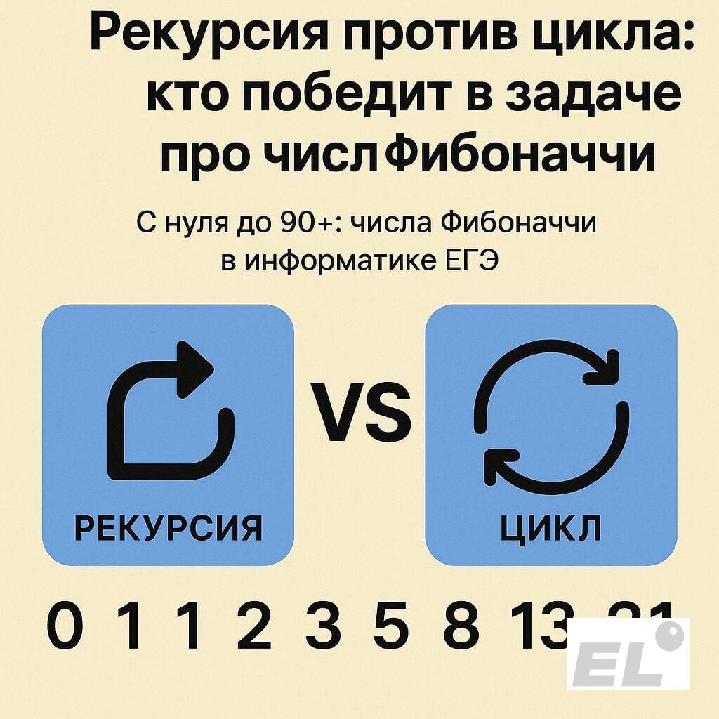 Рекурсия против цикла: кто победит в задаче про числа Фибоначчи
