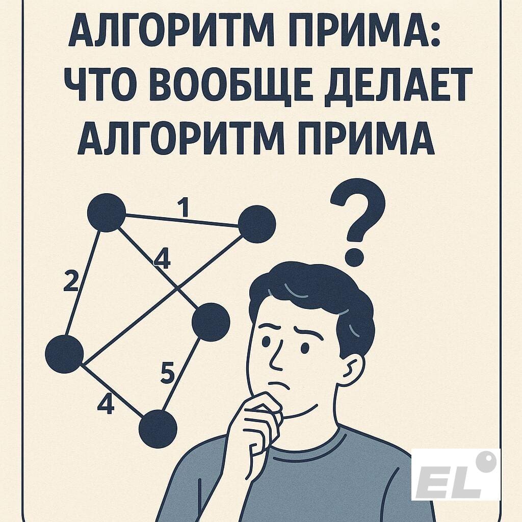 Что вообще делает Алгоритм Прима Что вообще делает Алгоритм Прима