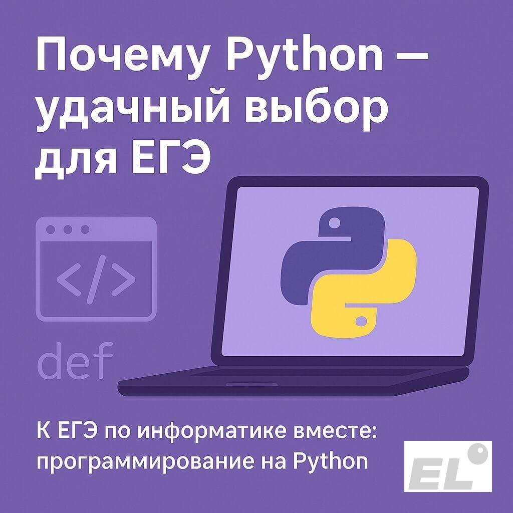 Почему Python — удачный выбор для ЕГЭ