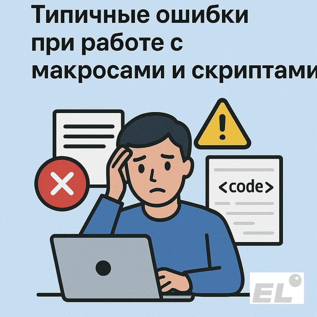 Типичные ошибки при работе с макросами и скриптами Типичные ошибки при работе с макросами и скриптами